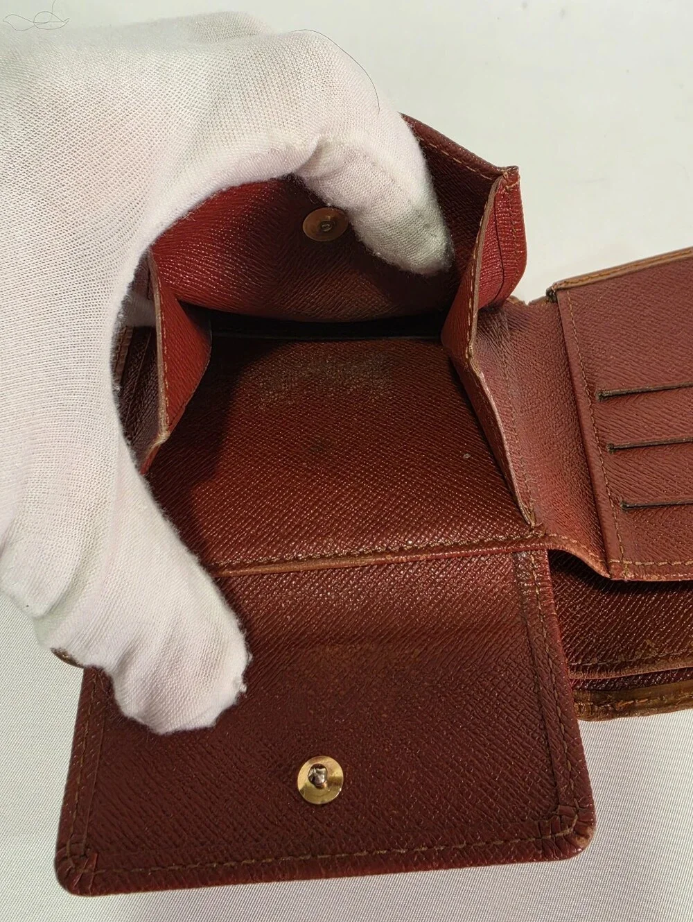 Louis Vuitton Vintage Epi Leather Portefeuille Marco Bifold Wallet Brown Y2K